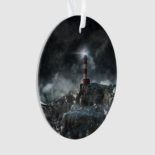灯台 | Light house in the Storm オーナメント (正面)
