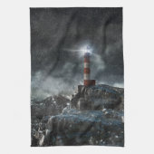 灯台 | Light house in the Storm キッチンタオル (縦)