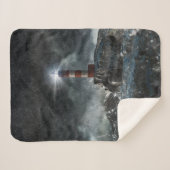 灯台 | Light house in the Storm シェルパブランケット (正面(横))