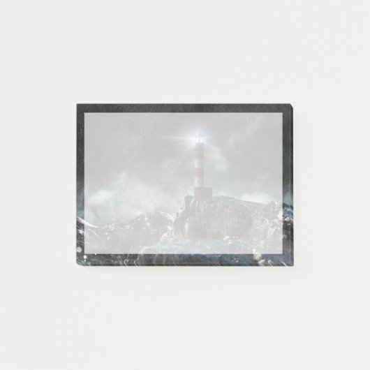 灯台 | Light house in the Storm ポストイット (正面)