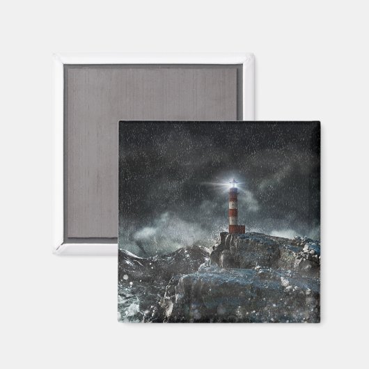 灯台 | Light house in the Storm マグネット (正面/裏面)