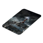 灯台 | Light house in the Storm マグネット (左側)