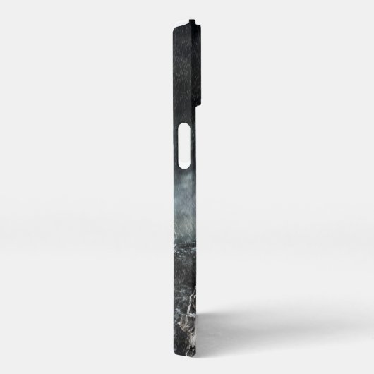 灯台 | Light house in the Storm iPhoneケース (右側面)