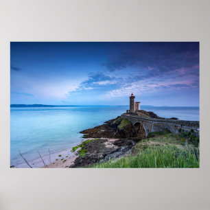 灯台 Light house Plouzane France ポスター
