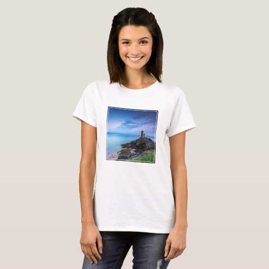 灯台 Light house Plouzane France Tシャツ (正面フル)