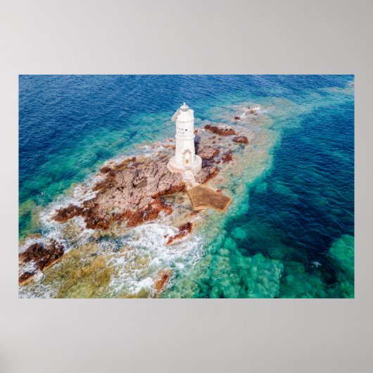 灯台 | Mangiabarche Light house Italy ポスター (正面)