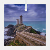 灯台 | Petit Minou Light house France ガラスオーナメント (裏面)