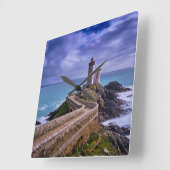灯台 | Petit Minou Light house France スクエア壁時計 (傾斜)