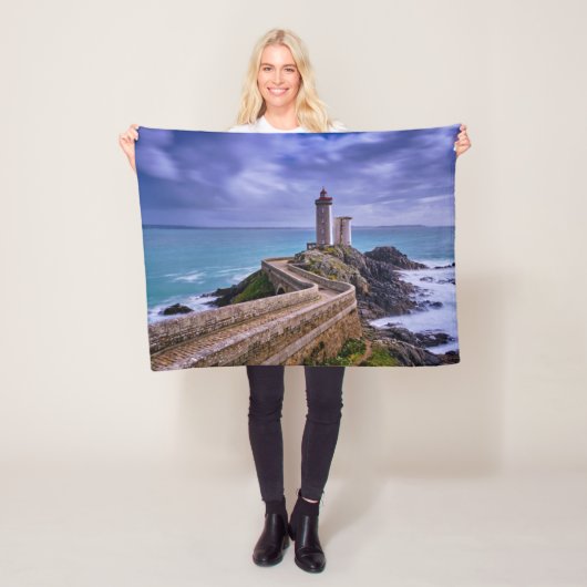 灯台 | Petit Minou Light house France フリースブランケット (インサイチュ)