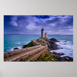 灯台 Petit Minou Light house France ポスター