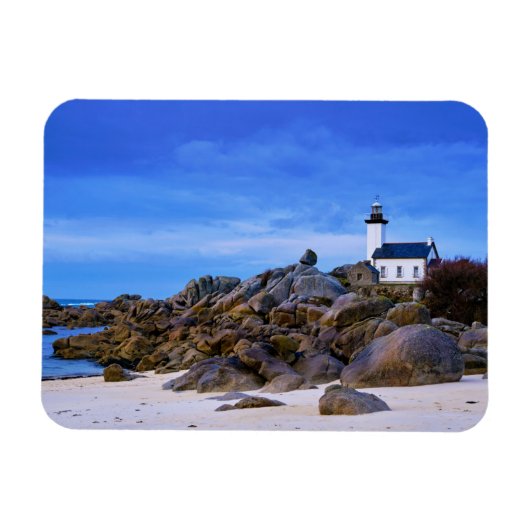 灯台 | Phare de Pontusval France Finistere マグネット (横)