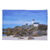 灯台 | Phare de Pontusval France Finistere 枕カバー (裏面)