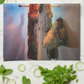 灯台 Sea-Light Lossiemouth Scotland キッチンタオル (折り畳み)