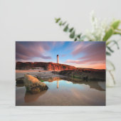 灯台 Sea-Light Lossiemouth Scotland サンキューカード (スタンド正面)