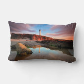 灯台 Sea-Light Lossiemouth Scotland ランバークッション (裏面)