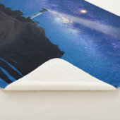 灯台 | Starry Night Lighthouse シェルパブランケット (3/4)