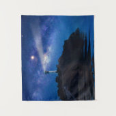 灯台 | Starry Night Lighthouse タペストリー (正面)