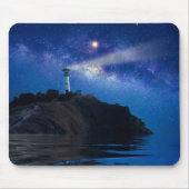 灯台 | Starry Night Lighthouse マウスパッド (正面)