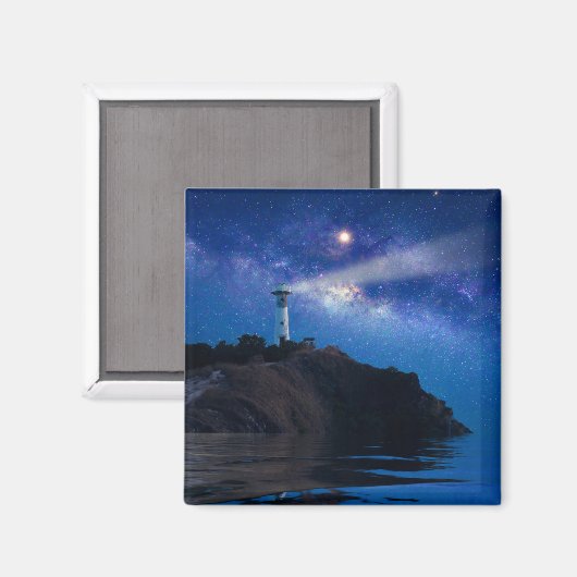 灯台 | Starry Night Lighthouse マグネット (正面/裏面)