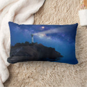 灯台 | Starry Night Lighthouse ランバークッション (ブランケット)