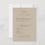 灯台RSVP食事の選択肢 出欠カード (裏面)