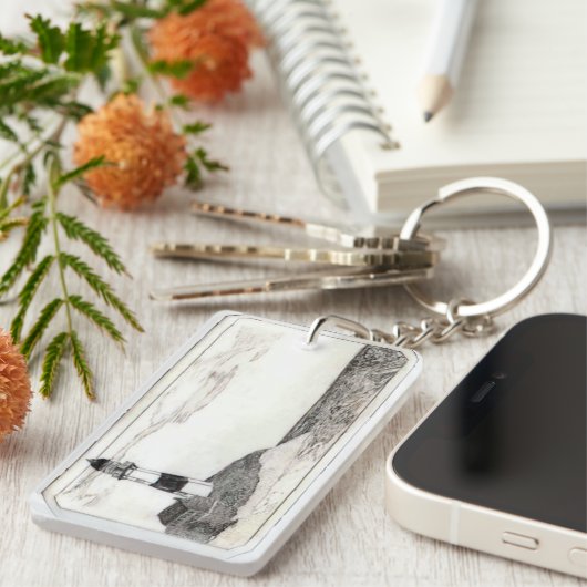 灯台Scrimshaw Keychain キーホルダー (正面右)