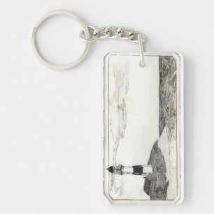 灯台Scrimshaw Keychain キーホルダー