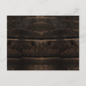 灯明素朴灯付き木結婚材 インビテーションポストカード (裏面)