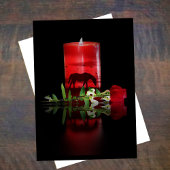 灯火付き馬悔やみや弔慰 カード