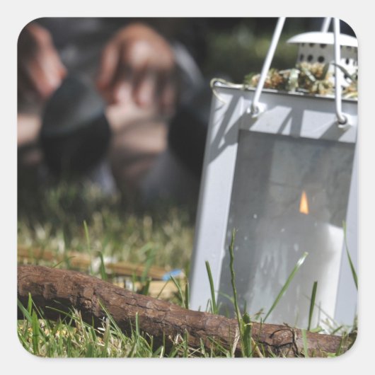 灯篭 スクエアシール (正面)