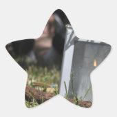 灯篭 星シール (正面)