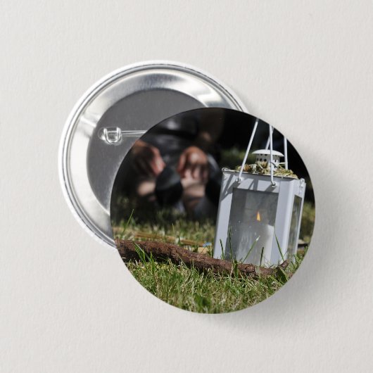 灯篭 缶バッジ (正面&裏面)