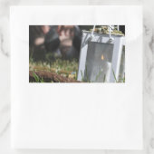 灯篭 長方形シール (バッグ)