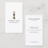 灯航海の台名刺 名刺 (正面/裏面)