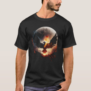 灰から上昇するフェニックス復活New Tシャツ