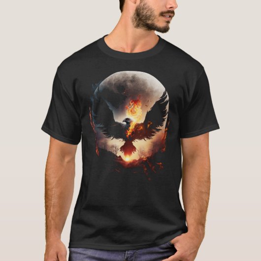 灰から上昇するフェニックス復活New Tシャツ (正面)