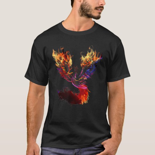 灰から昇る不死鳥 Tシャツ (正面)