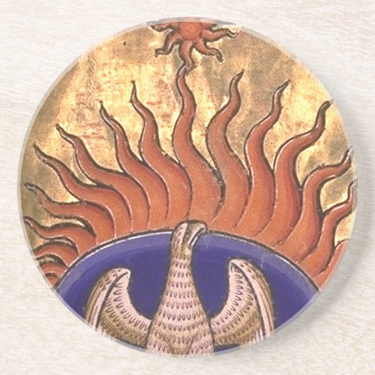 灰から立ち上がるフェニックス コースター (正面)