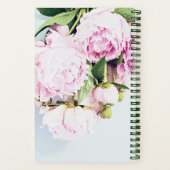 灰から美しいイザヤ61:3牡丹フローラジャーナル ノートブック (裏面)