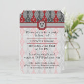 灰と燃え殻のアーガイルパーティの招待状 招待状 (スタンド正面)