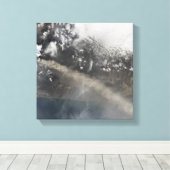 灰と蒸気は引き続き沸騰する キャンバスプリント (インサイチュ (ウッドフロア))