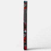 灰に華やかな赤葉い落ちた Case-Mate iPhoneケース (裏面 / 左)