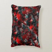 灰に赤い赤葉い落ちた アクセントクッション (裏面(縦))