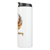 灰の上に現れるフェニックス タンブラー (回転右)