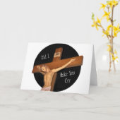 灰の水曜日のLenten挨拶状 カード (黄色い花)