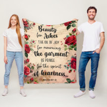 灰の美しい, Isaiah 61:3, Bible Verseバラ