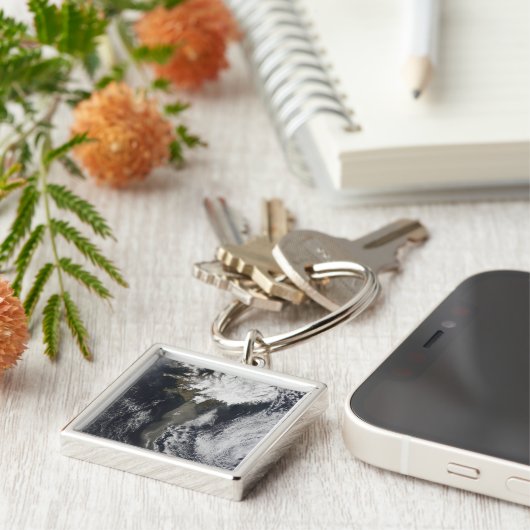 灰の雲 キーホルダー (側面)