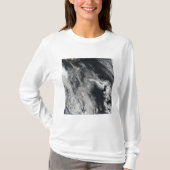 灰プルームの衛星表示2 Tシャツ (正面)