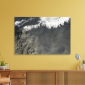 灰プルームの衛星表示4 キャンバスプリント (インサイチュ (リビング))