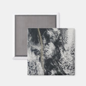 灰プルームの衛星表示 マグネット (正面/裏面)